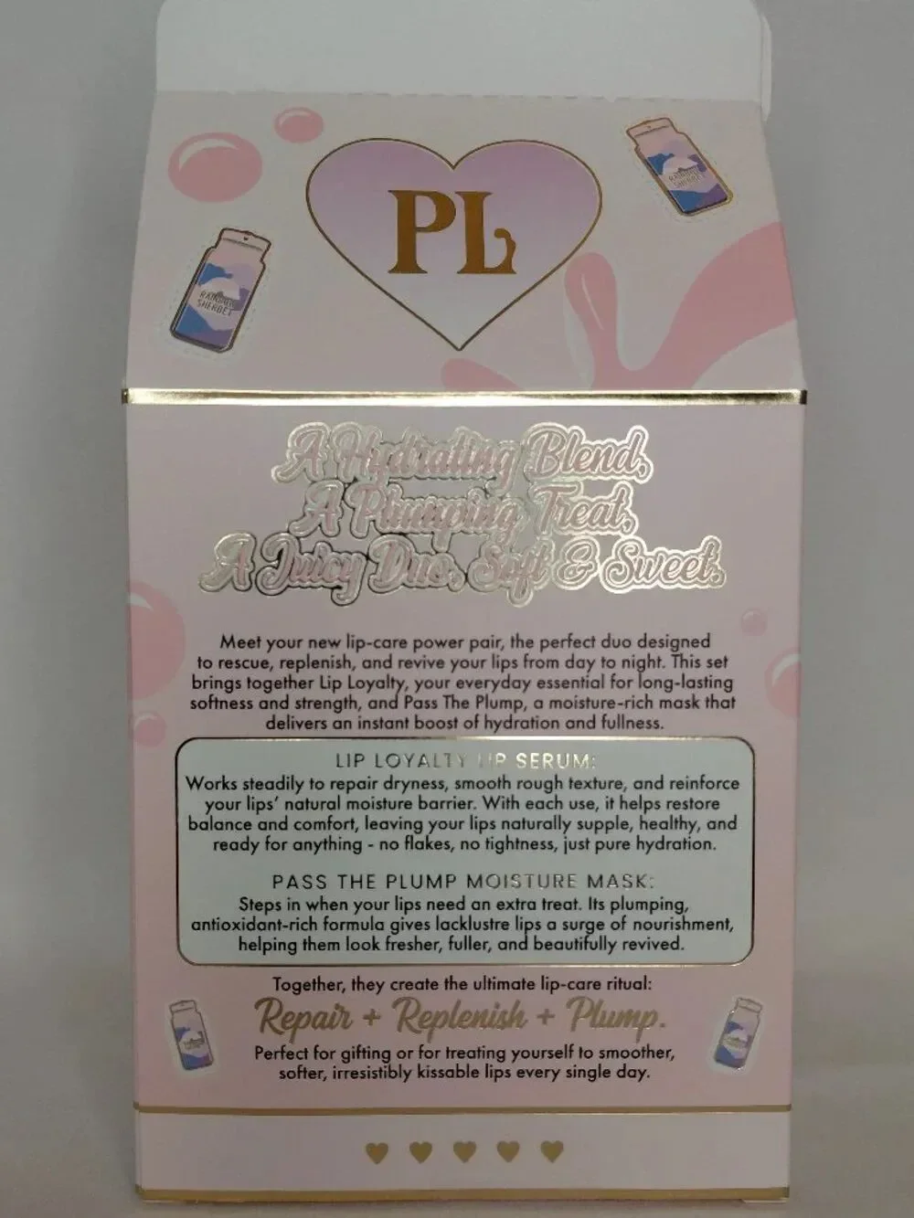 P.Louise - Sippin Pretty Lip Duo - Rainbow Sherbet